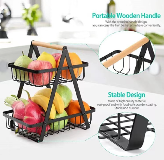 2 Tier Fruit Basket
