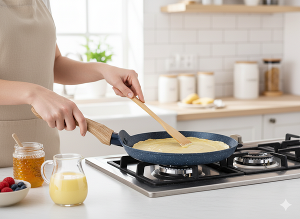 Synmore Marble Coating Non-Stick Fry Pan - 20cm