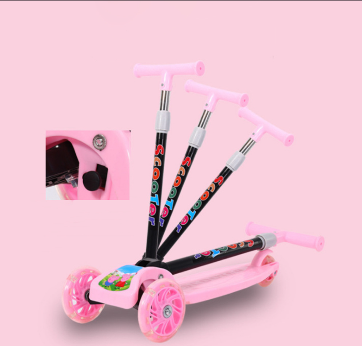 Foldable Kids Scooter with Light