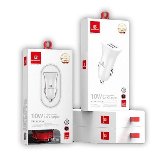 Biboshi 10W Dual Car Charger - Z08
