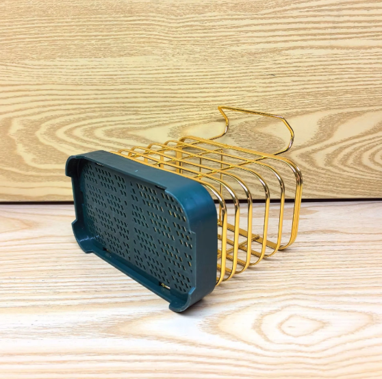 Golden Hanging Utensils Holder