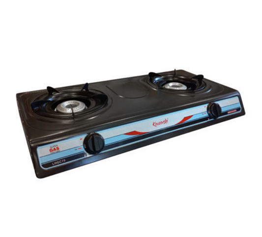 Kawashi Non Stick 2 Burner Gas Cooker GC42