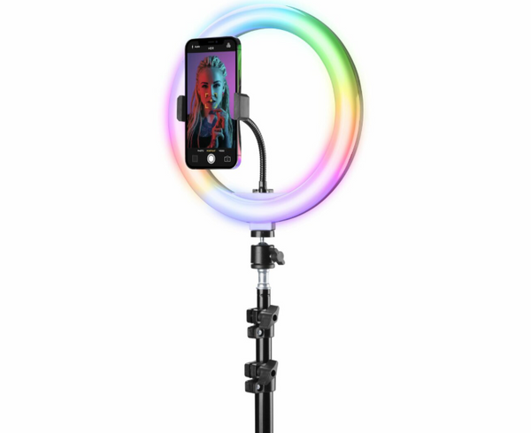 RGB Led Ring Light With Stand - MJ26