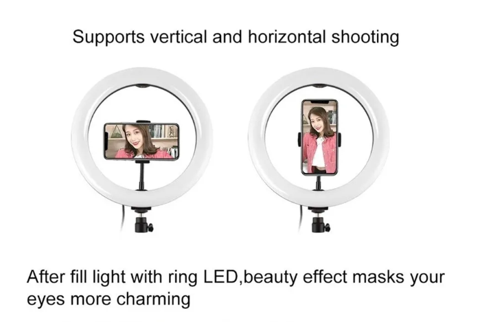 RGB Led Ring Light With Stand - MJ26