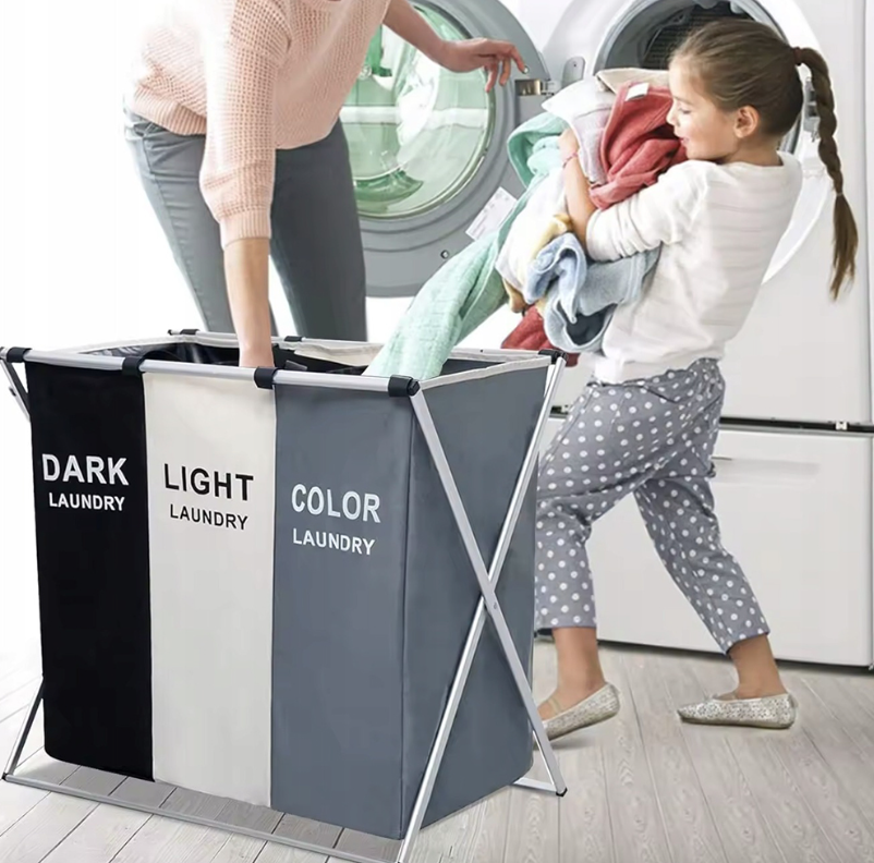 3 Section Laundry Basket