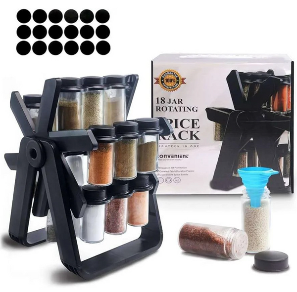 18 Jar Rotating Spice rack