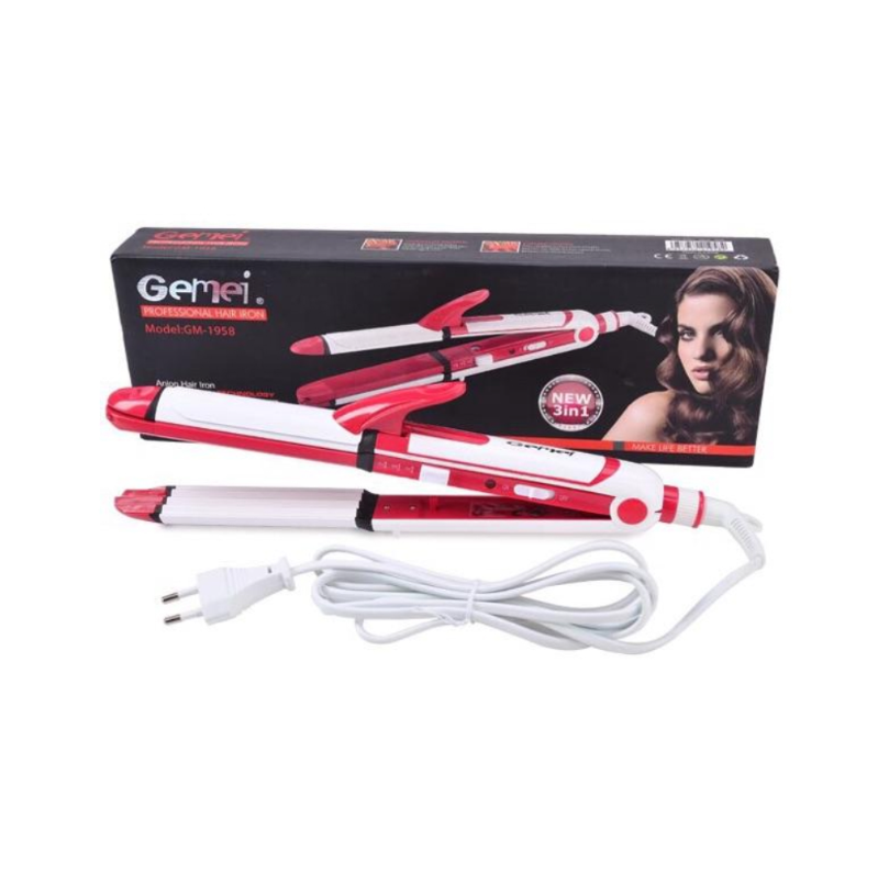 Gemei 3in1 Hair Iron GM-1958