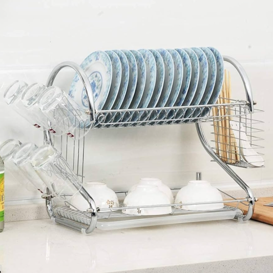 2 Layer 42cm Dish Rack