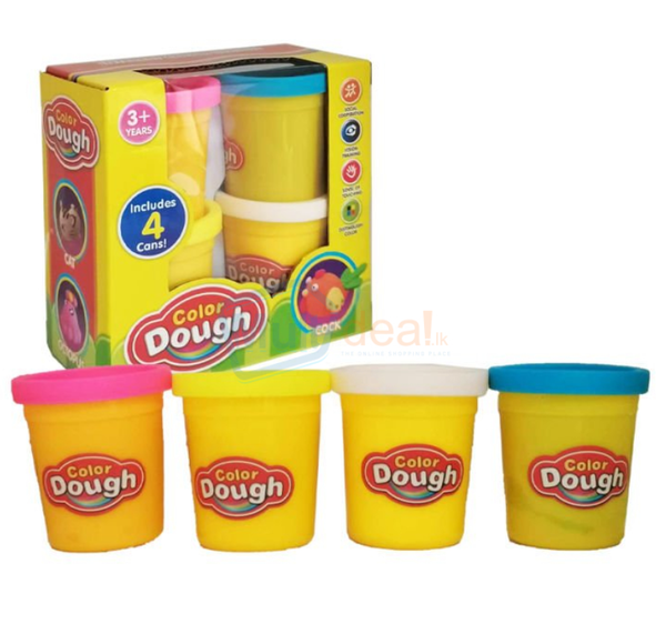 Color Dough 4 Bottle Clay